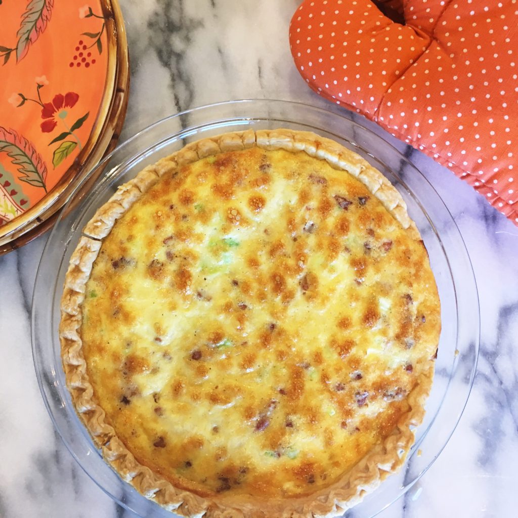 Easy Breakfast Quiche with Pancetta and Cheese ⋆ Growing Up Cali