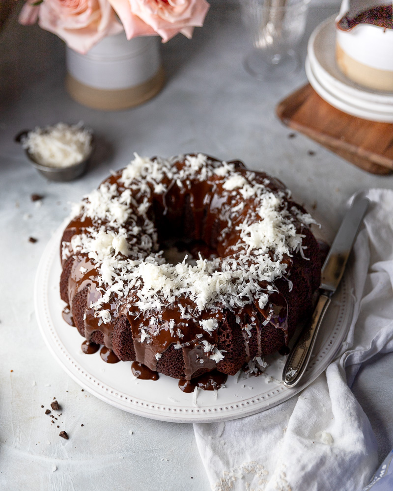 Vegan Dollhouse - Vegan Chocolate Coconut Cake